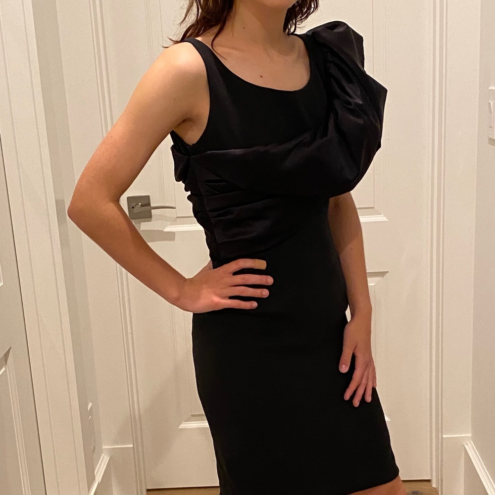 Emanuel Ungaro vintage 2009 black cocktail dress NWT